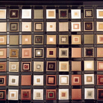 WERTORDNUNG 1993 - 147cm x 122cm - Silk and acrylic glass | Foto: Thomas Cugini